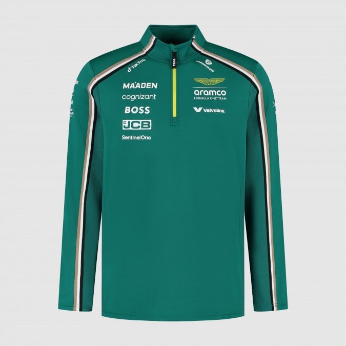 Aston Martin F1 Official Team 1/4 Zip Sweatshirt 2025