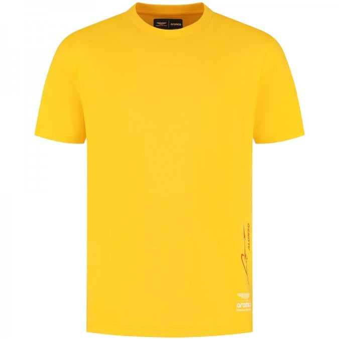 Aston Martin F1 Official Team Fernando Alonso SE Spanish GP T Shirt 2025