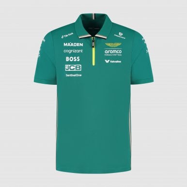 Aston Martin F1 Official Team Polo Shirt 2025