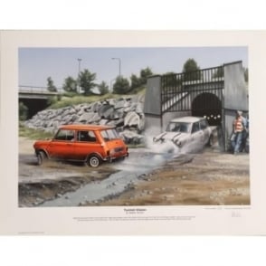 Robert Tomlin Italian Job Tunnel Vision Print by 
