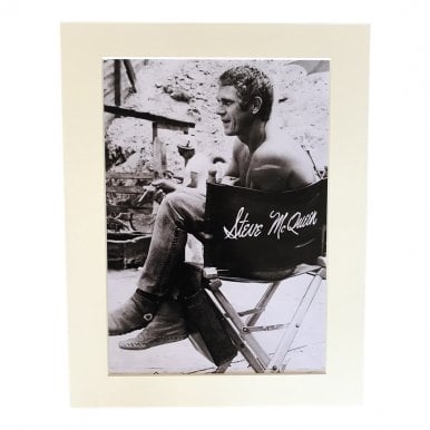 1970’s Bullitt Move Star’s Chair A4 Mounted Photo