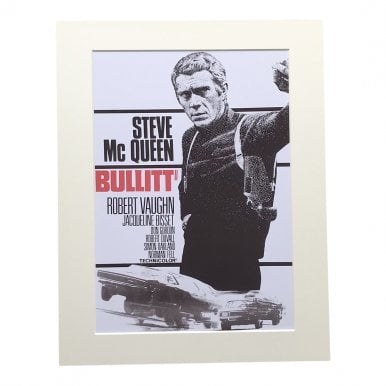 Bullitt Film poster A4 Mounted Photo
