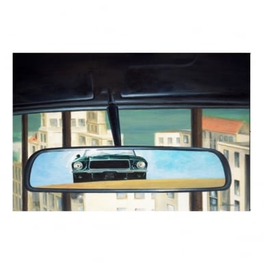 Bullitt Rear View Mirror Print