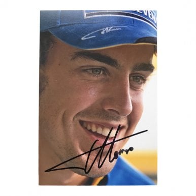 Fernando Alonso Signed 6 x 4 Photo