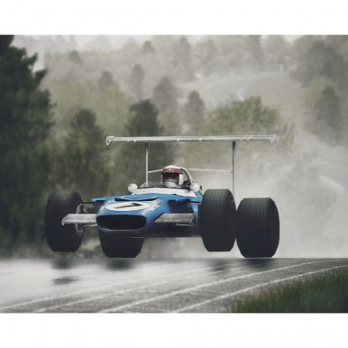 Jackie Stewart Flying Scot Mounted Picture