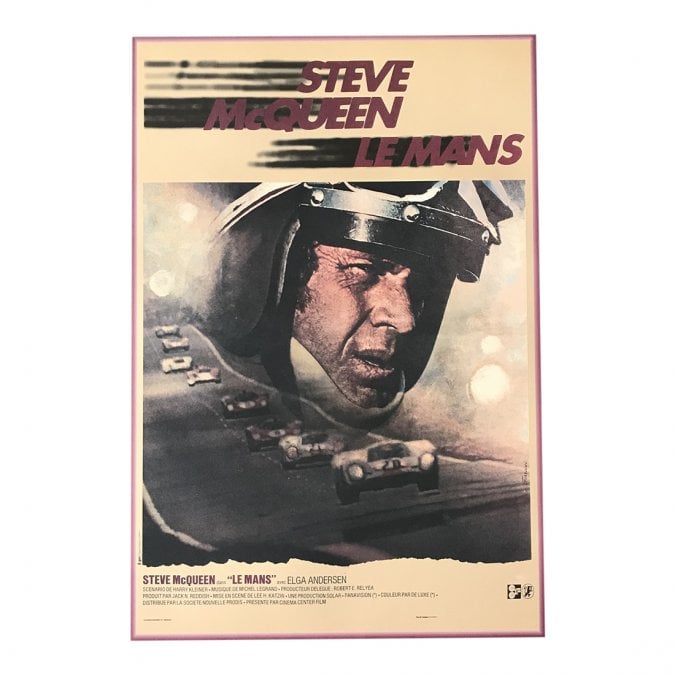 Larrini Le Mans 1971 French Film Poster