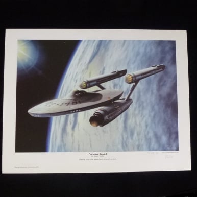 Star Trek - Original series - Outward Bound Print by artist Robert Tomlin